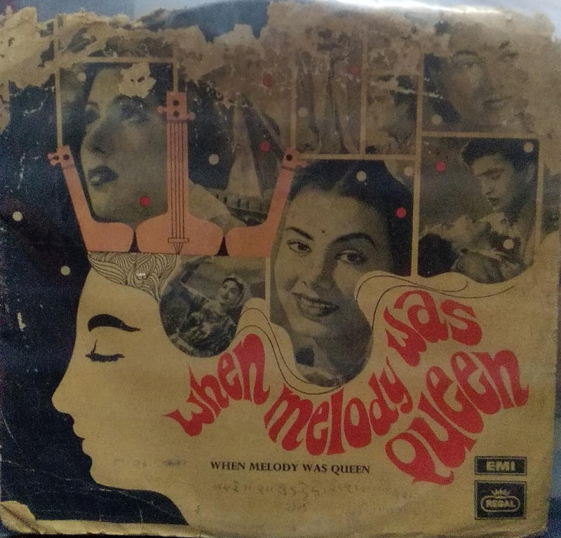 "When Melody Was Queen" — Bollywood LP vinyl record cover