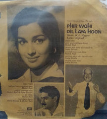 "PHIR WOHI DIL LAYA HOON" Hindi vinyl LP