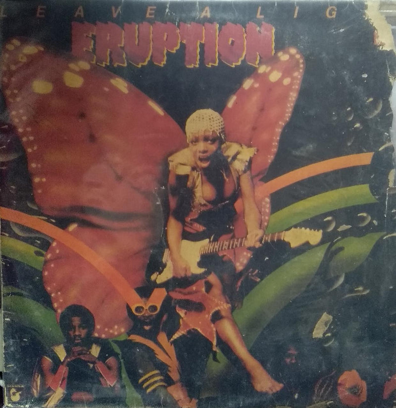 "Leave A Light Eruption" — LP vinyl record cover