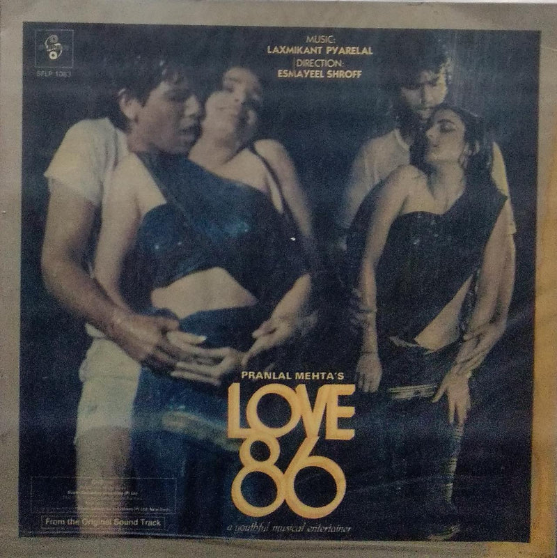 "Love 86" — Bollywood LP vinyl record cover