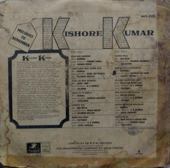 "KISHORE KUMAR - MELODIES TO REMEMBER" Hindustani vinyl LP