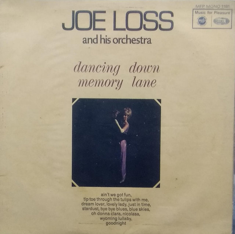 "Dancing Down Memory Lane With Joe Loss And His Orchestra" — LP vinyl record cover