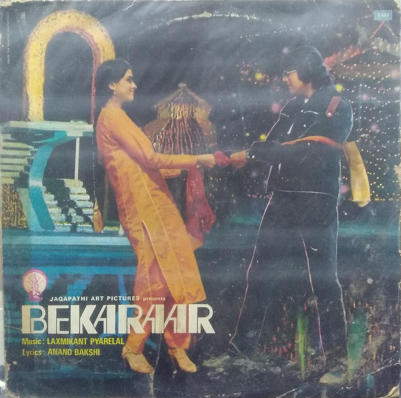 "Bekaraar" — Bollywood LP vinyl record cover